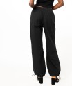 Pantalon baggy en toile de coton femme